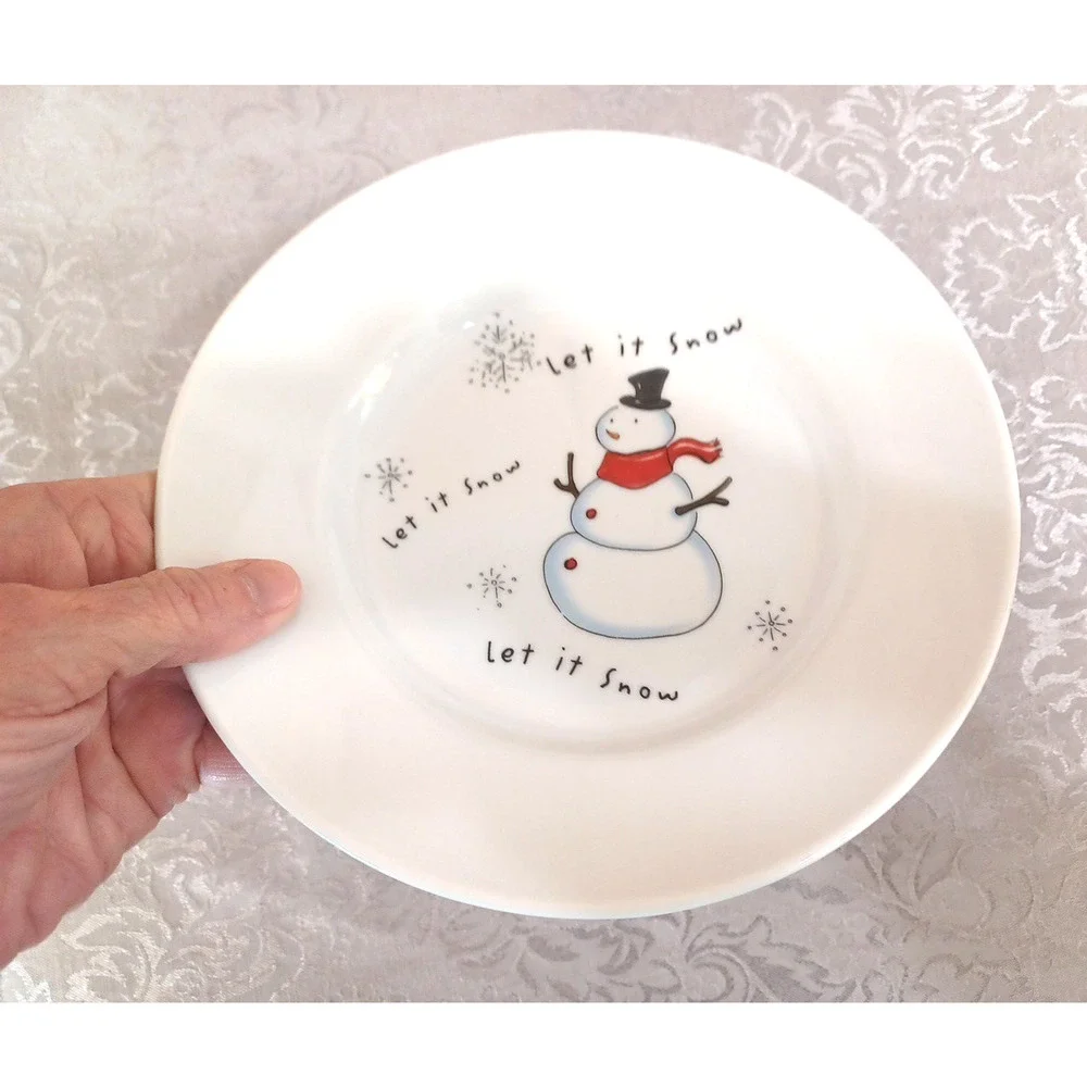 Pottery Barn Let It Snow Christmas Holiday Cheer 8